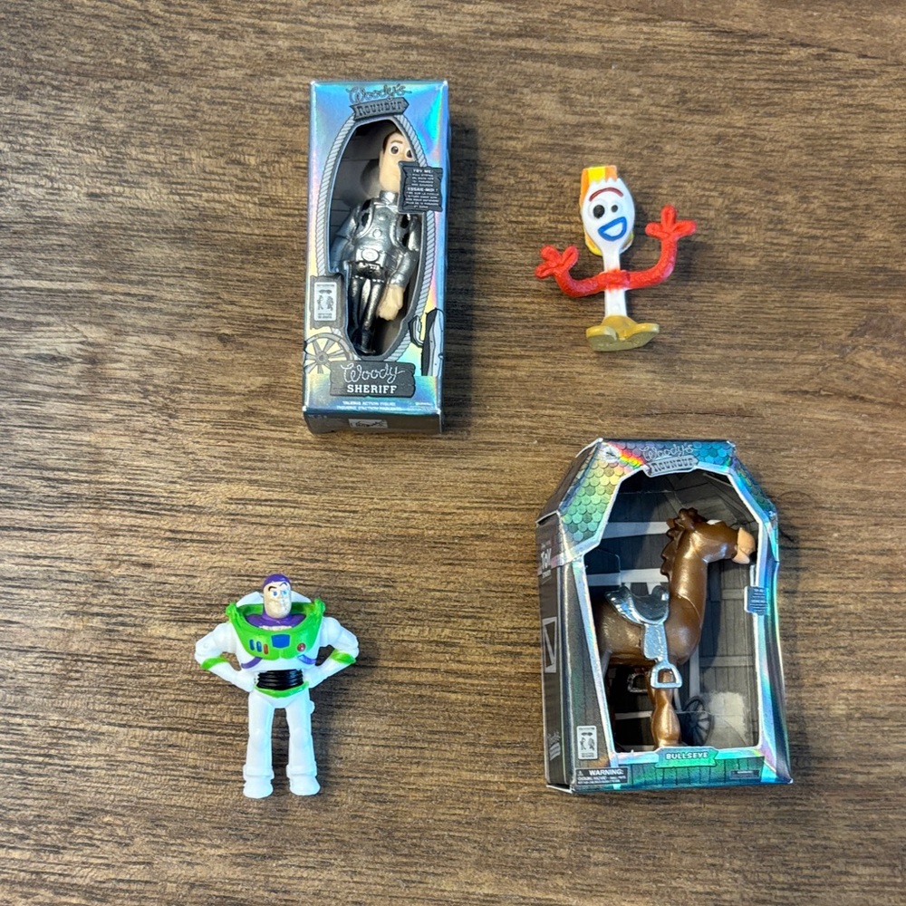 Toy Story Mini Brands - Buzz Lightyear, Woody, Bullseye and Forky